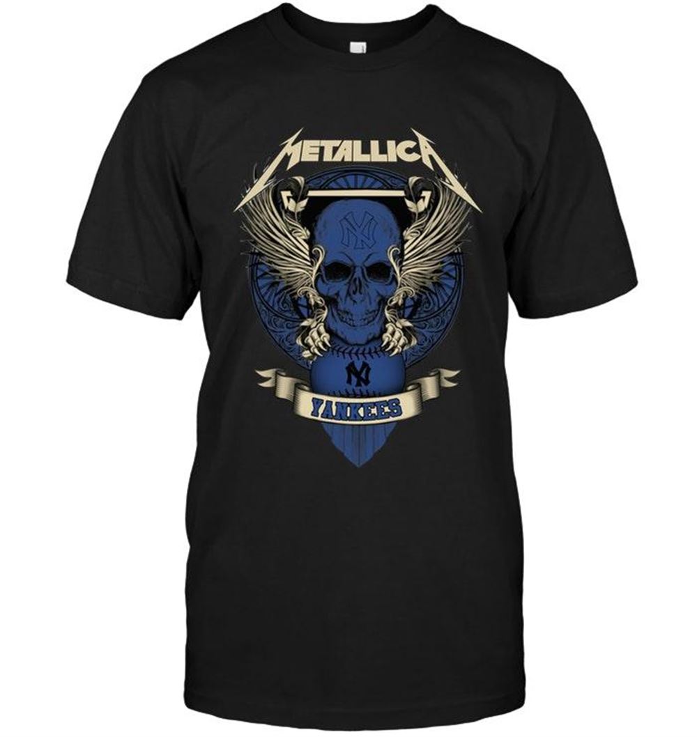 Limited Editon Mlb New York Yankees Metallica New York Yankees Fan Shirt 
