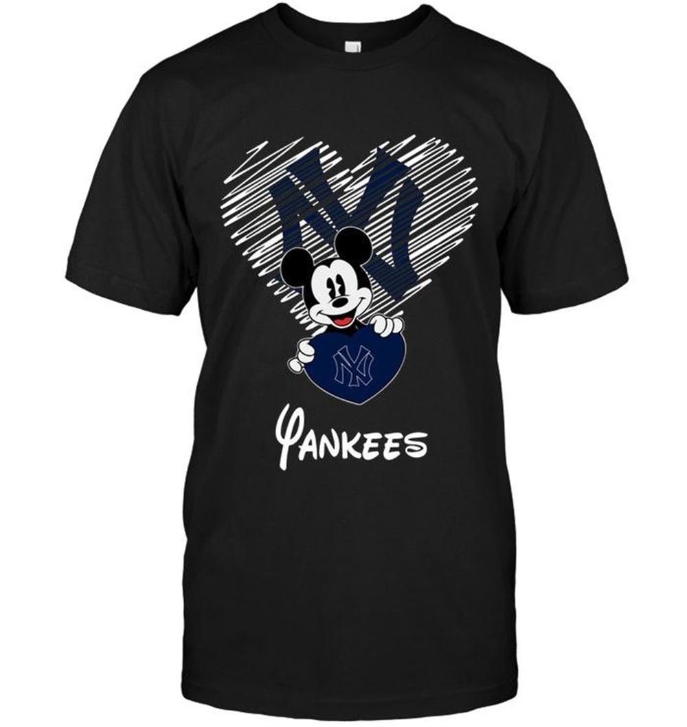 Happy Mlb New York Yankees Mickey Loves New York Yankees Fan Shirt 