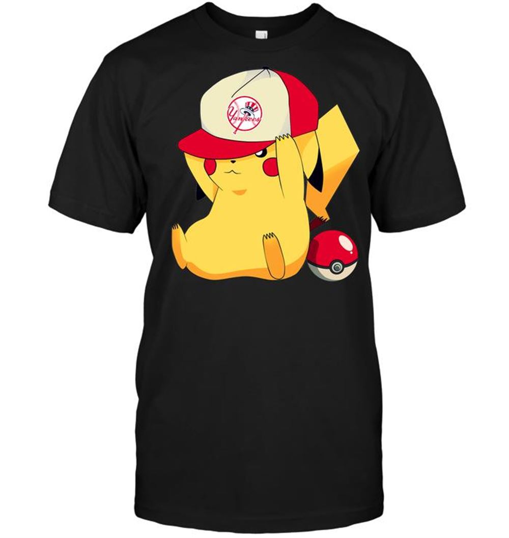 Happy Mlb New York Yankees Pikachu Pokemon 