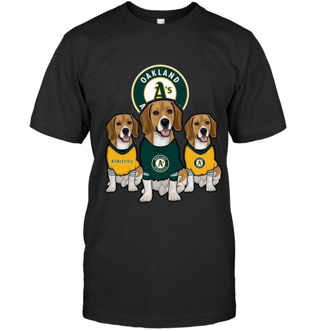 Happy Mlb Oakland Athletics Beagles Fan Shirt 