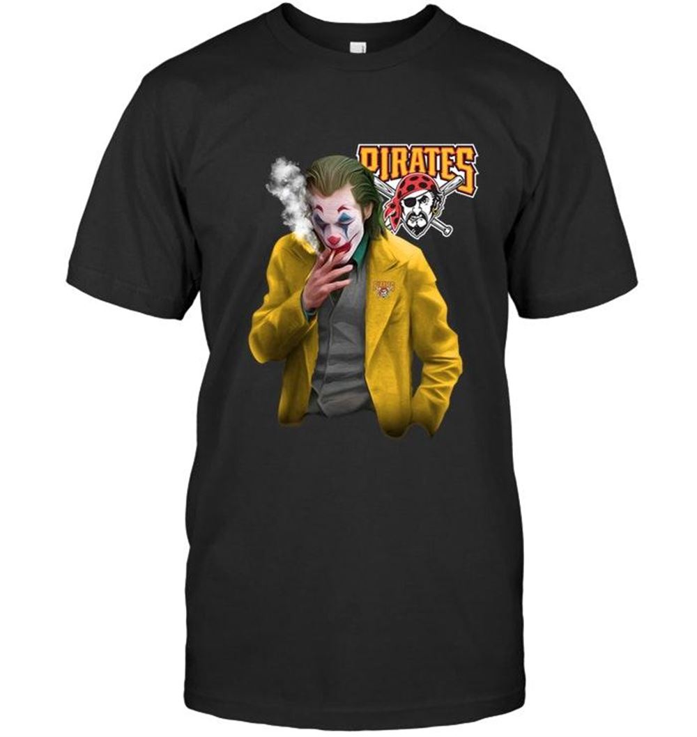 Awesome Mlb Pittsburgh Pirates Joker Joaquin Phoenix Smoking T Shirt 