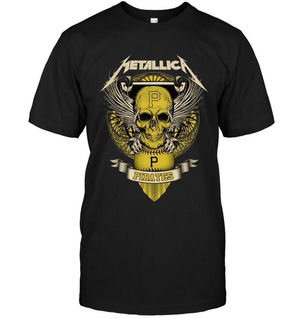 Great Mlb Pittsburgh Pirates Metallica Pittsburgh Pirates Fan Shirt 