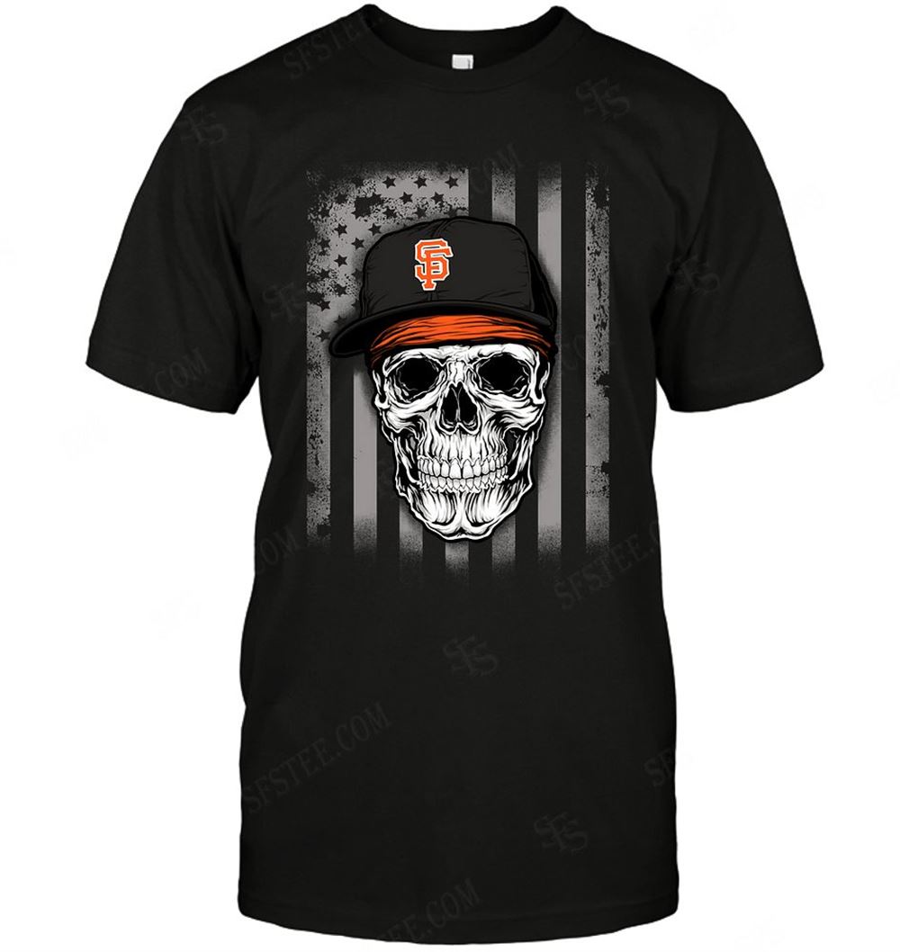 Attractive Mlb San Francisco Giants Skull Rock With Hat 