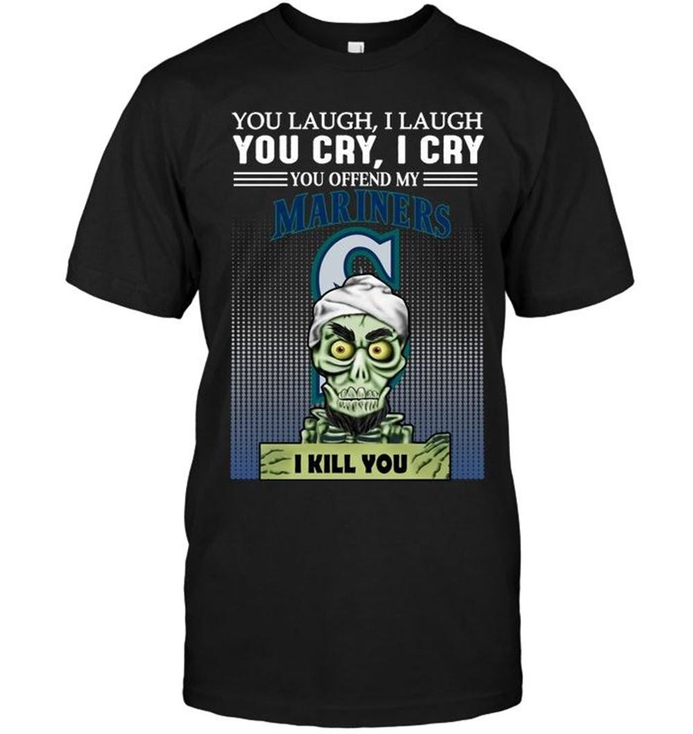 Special Mlb Seattle Mariners Achmed Offend My Seattle Mariners I Kill You Shirt 