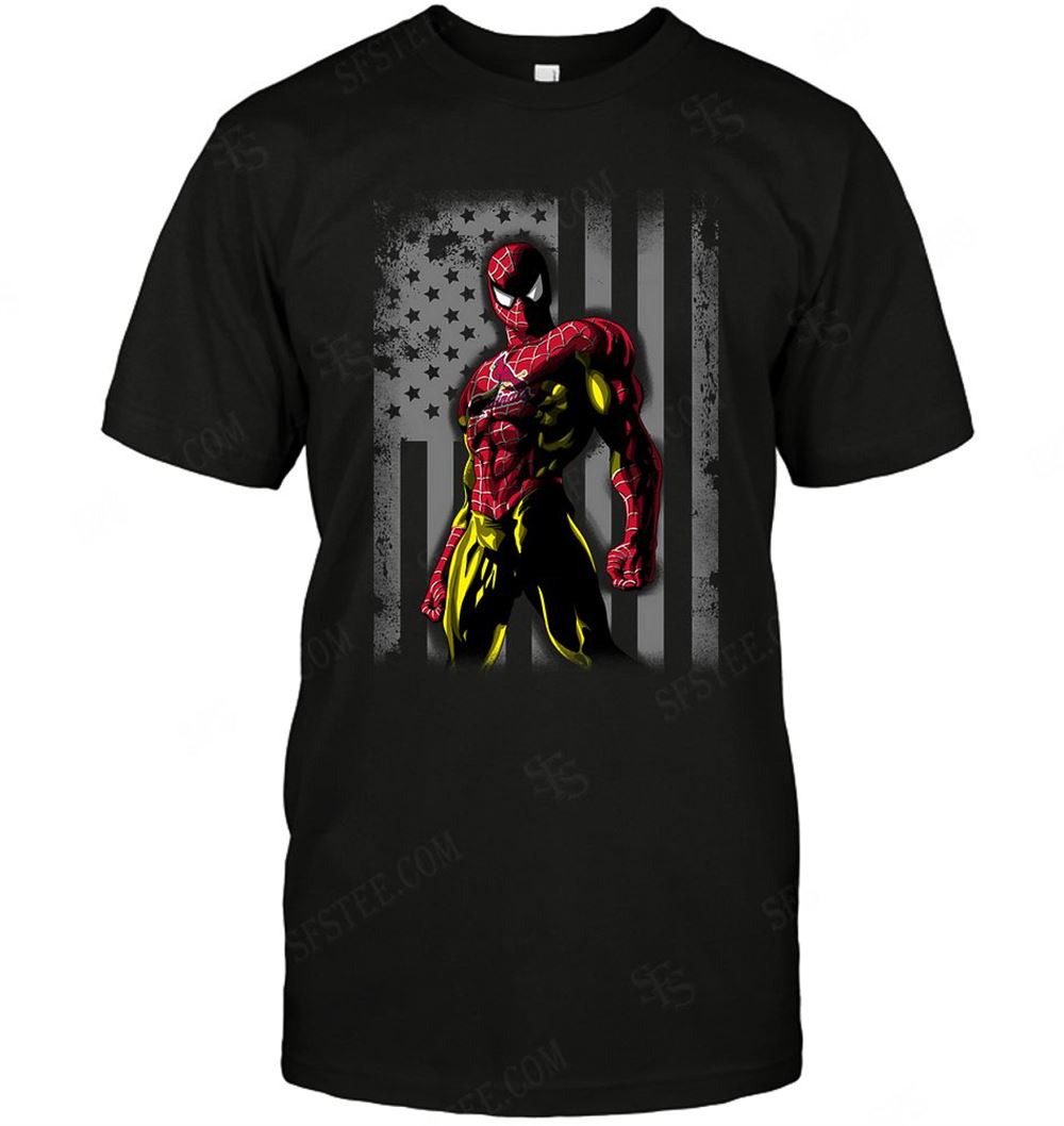 Amazing Mlb St Louis Cardinals Spiderman Flag Dc Marvel Jersey Superhero Avenger 