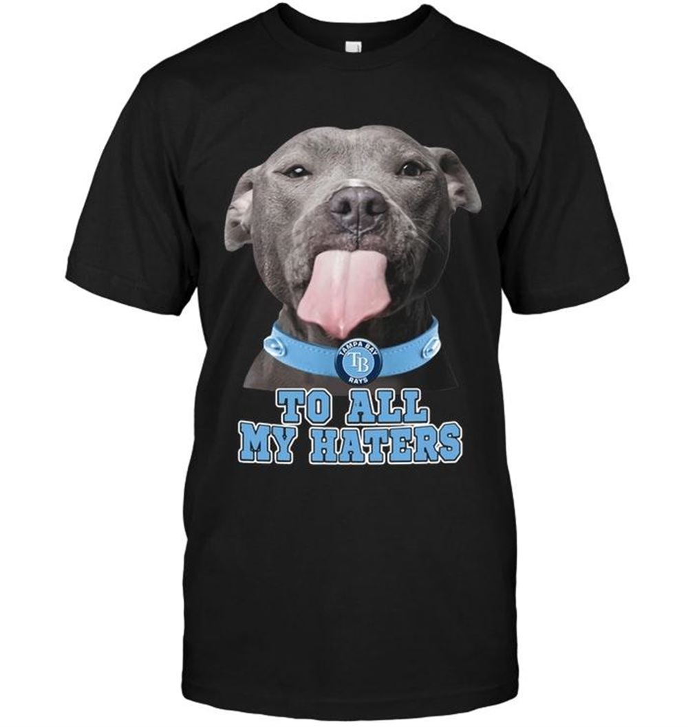 Promotions Mlb Tampa Bay Rays To All My Haters Pitbull Shirt 