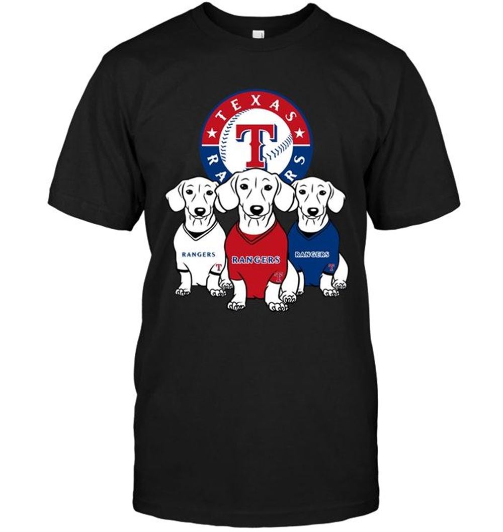 Great Mlb Texas Rangers Dachshund Texas Rangers Shirt 