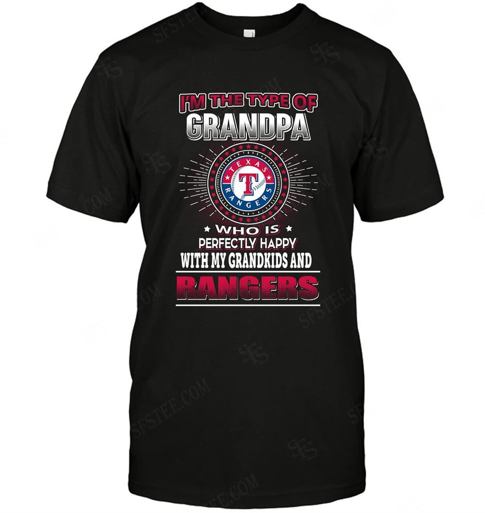 Attractive Mlb Texas Rangers Grandpa Loves Grandkids 