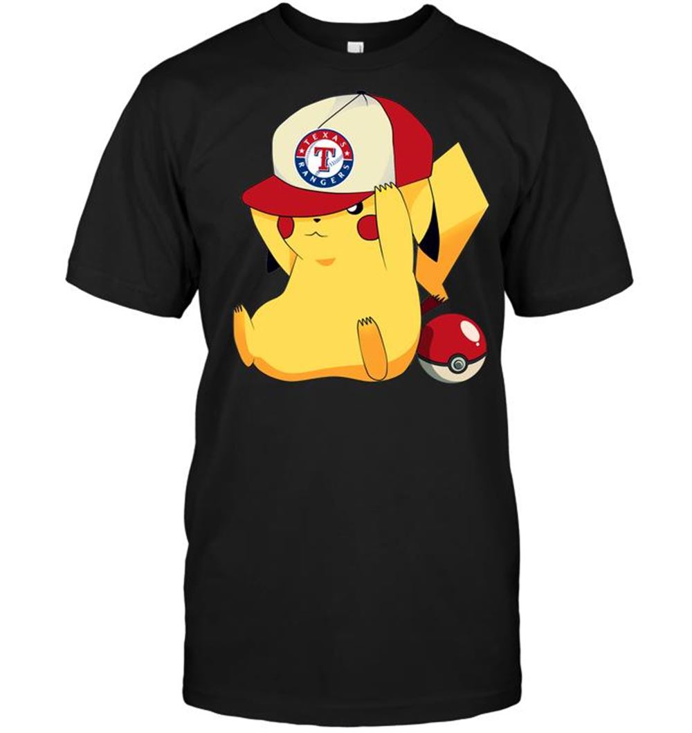 Best Mlb Texas Rangers Pikachu Pokemon 