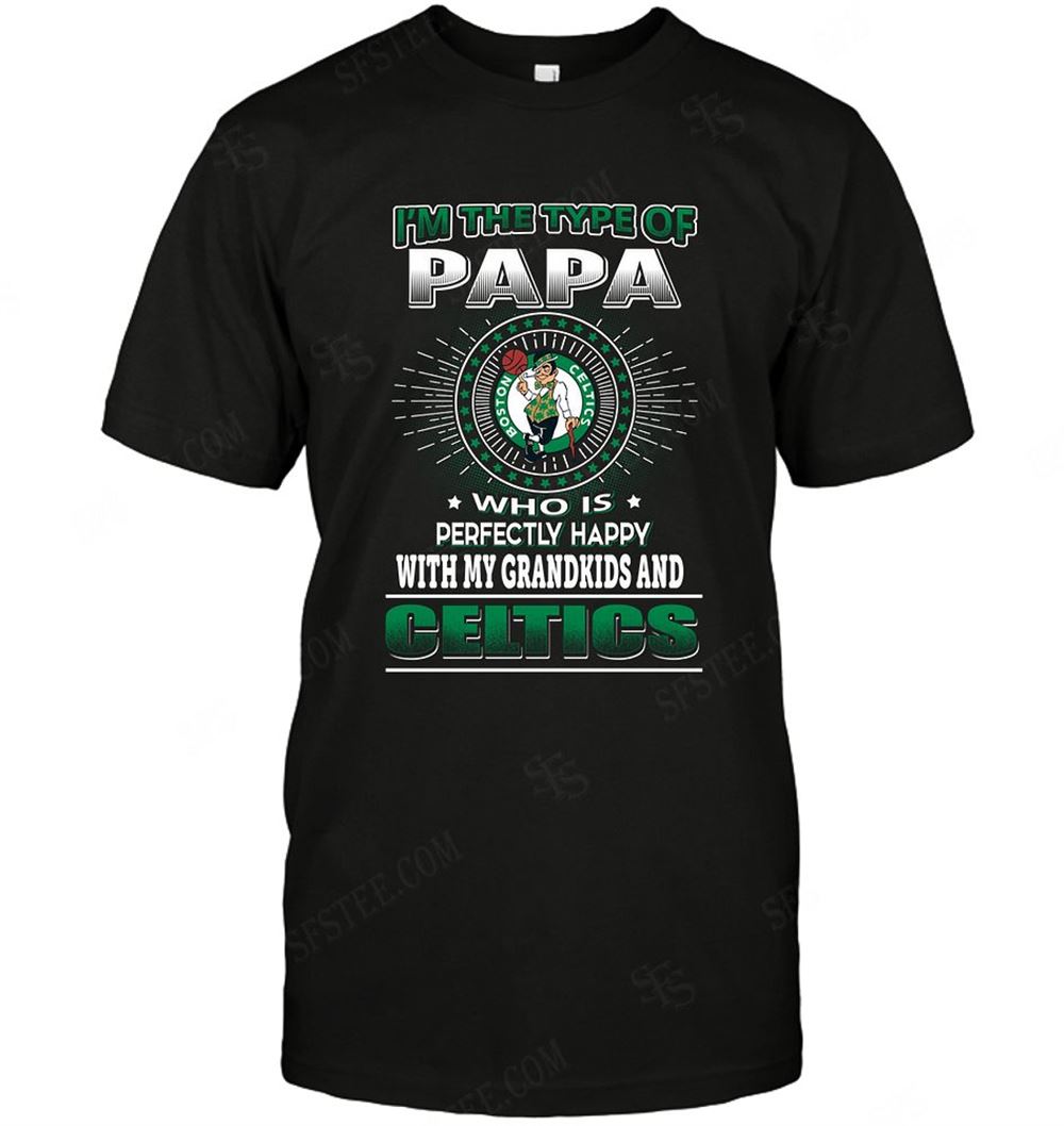Amazing Nba Boston Celtics Papa Loves Grandkids 