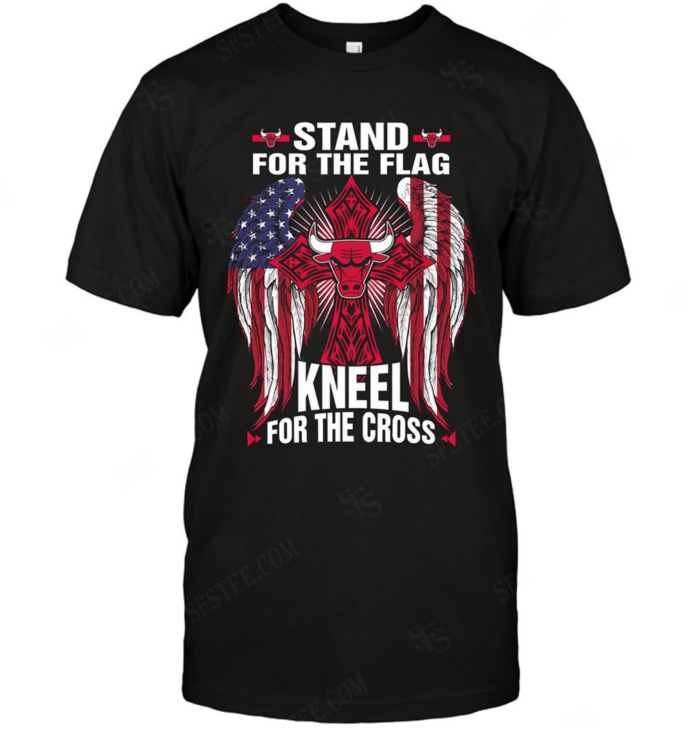 Happy Nba Chicago Bulls Stand For The Flag Knee For The Cross 