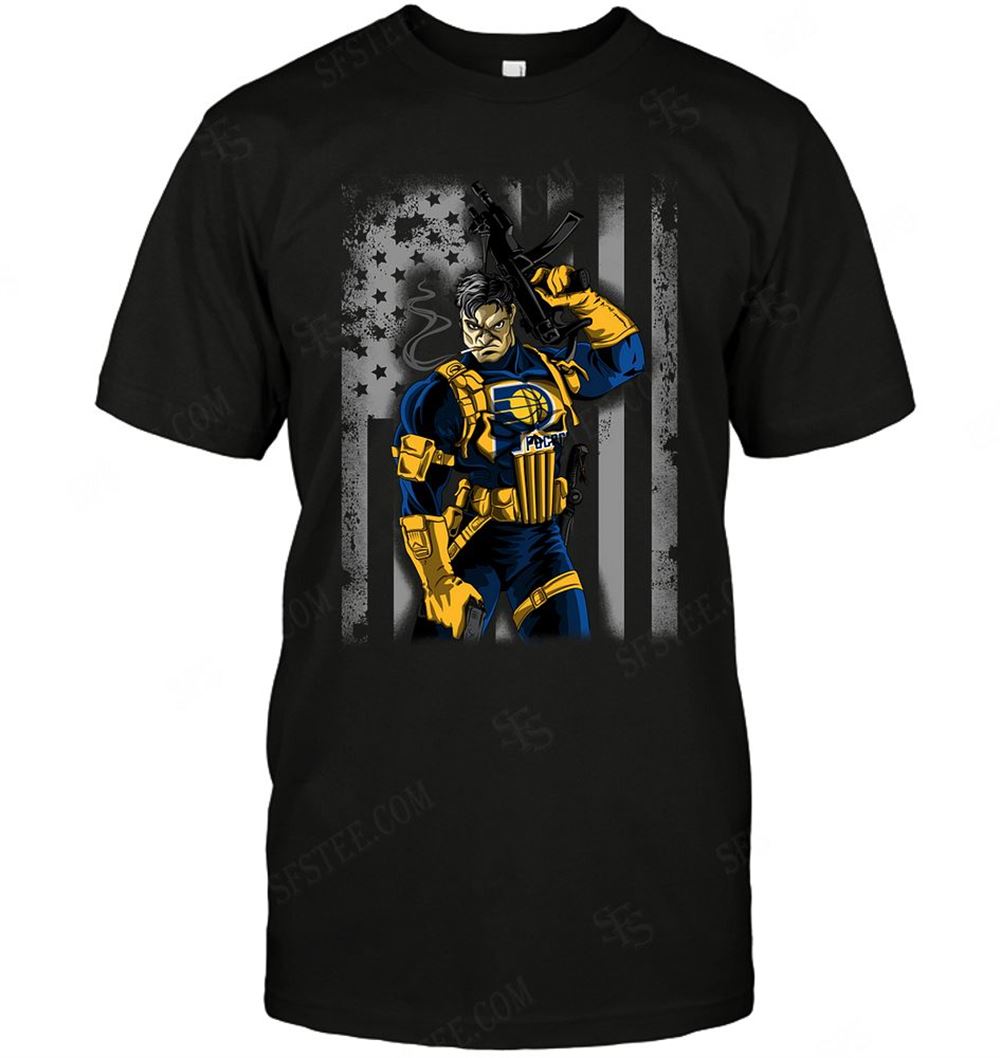 Awesome Nba Indiana Pacers Punisher Flag Dc Marvel Jersey Superhero Avenger 