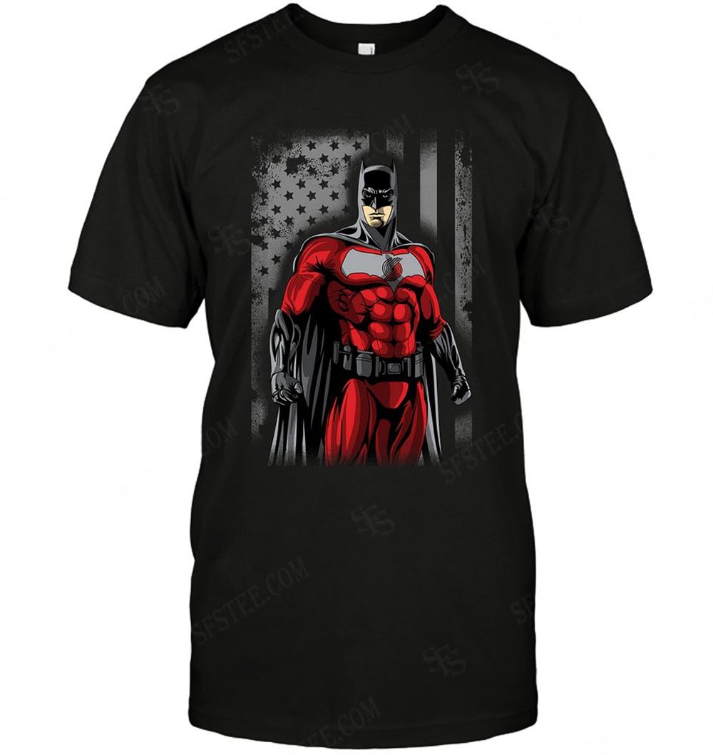 Amazing Nba Portland Trail Blazers Batman Flag Dc Marvel Jersey Superhero Avenger 