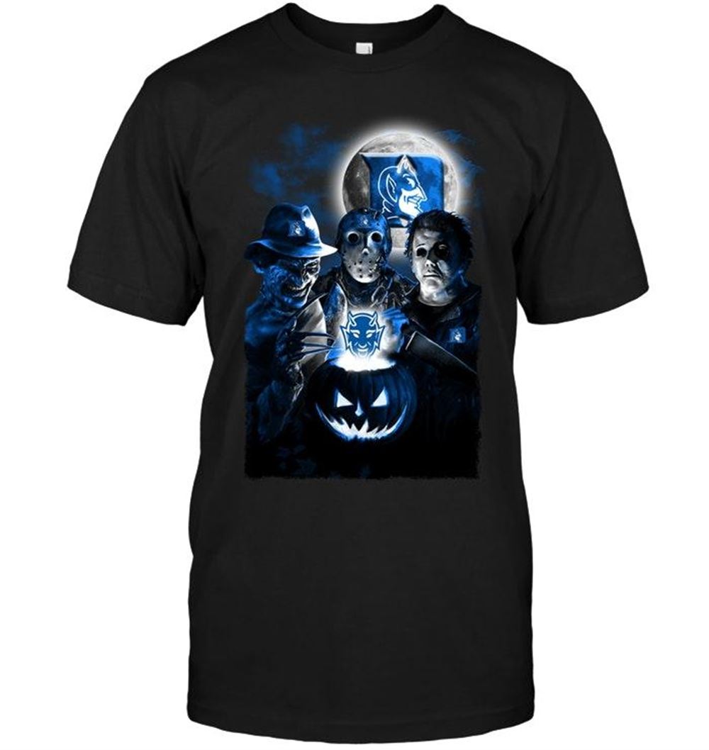 Gifts Duke Blue Devils Halloween Freddy Krueger Jason Michael Myers Fan Shirt T Shirt Hoodie Sweater Up To 5xl 