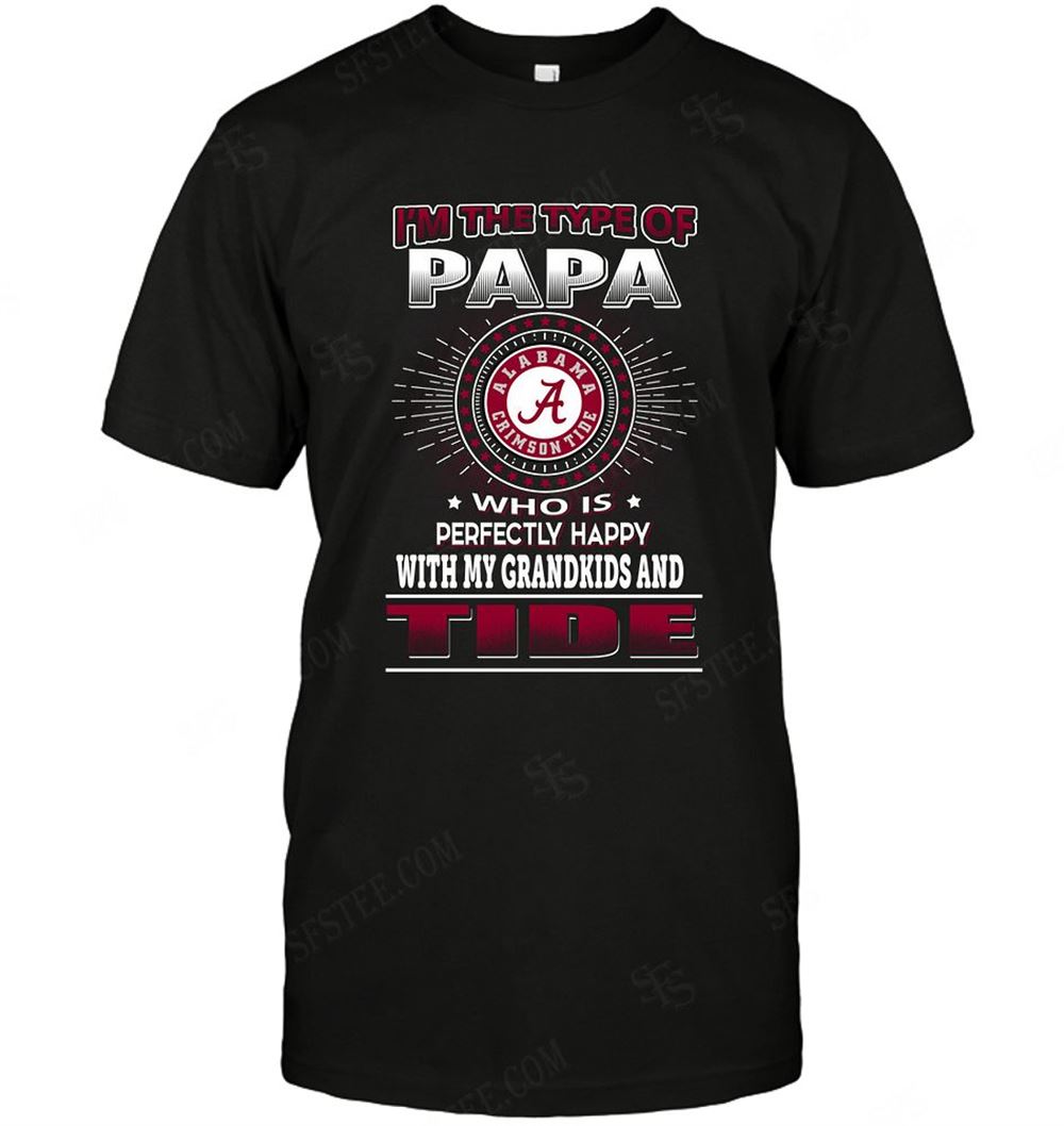 Gifts Ncaa Alabama Crimson Tide Papa Loves Grandkids 