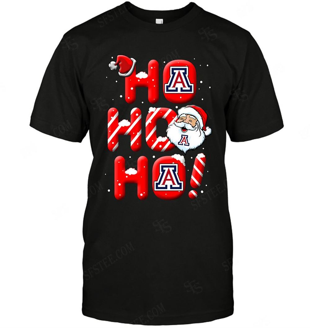 Happy Ncaa Arizona Wildcats Noel Christmas Ho Ho Ho 