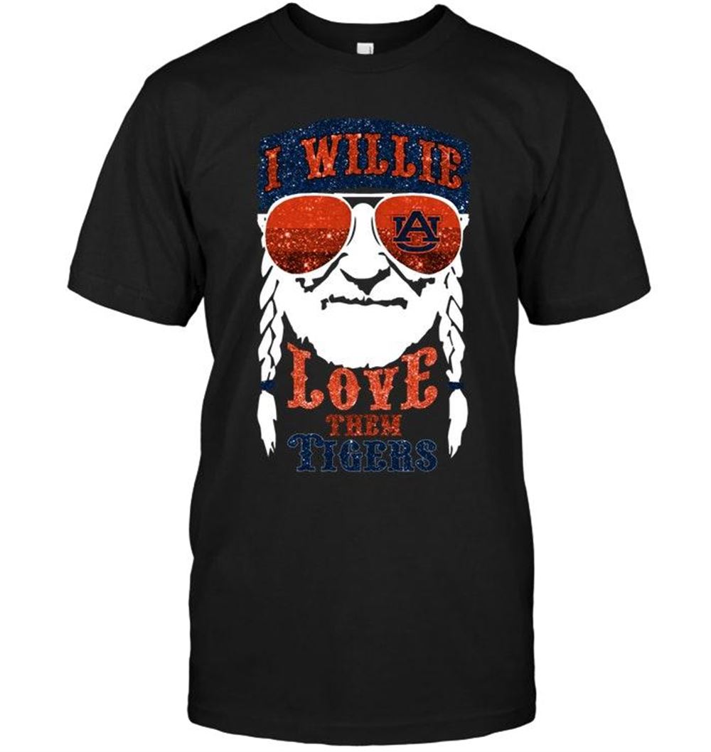 Promotions Ncaa Auburn Tigers I Willie Love Them Auburn Tigers Shirt 