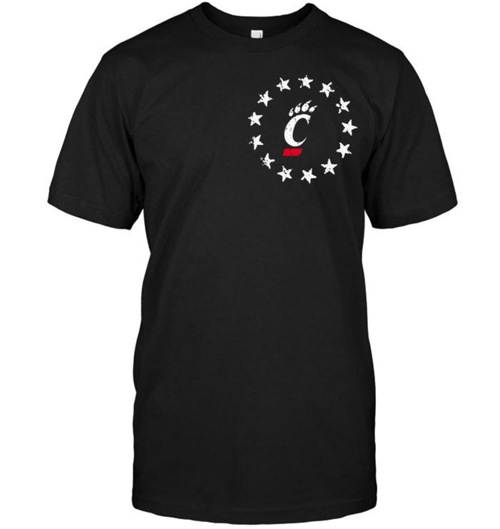 Happy Ncaa Cincinnati Bearcats American Star Flag Shirt 