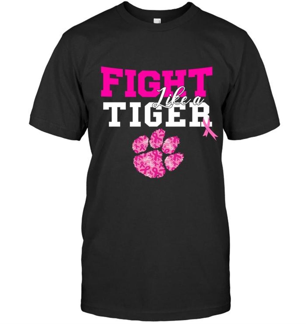 Great Ncaa Clemson Tigers Fight Like A Tigers Clemson Tigers Br East Cancer Support Fan Shirt 
