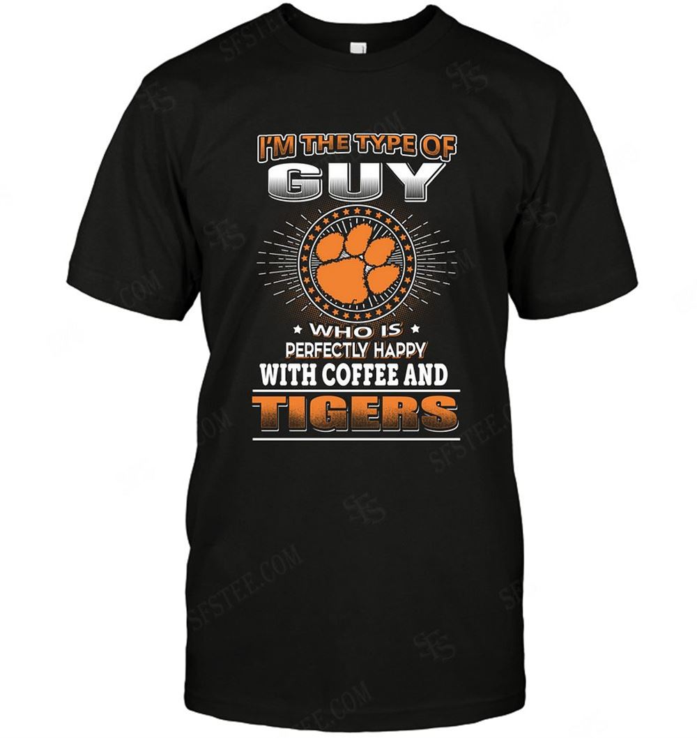 Amazing Ncaa Clemson Tigers Guy Loves Coffee 