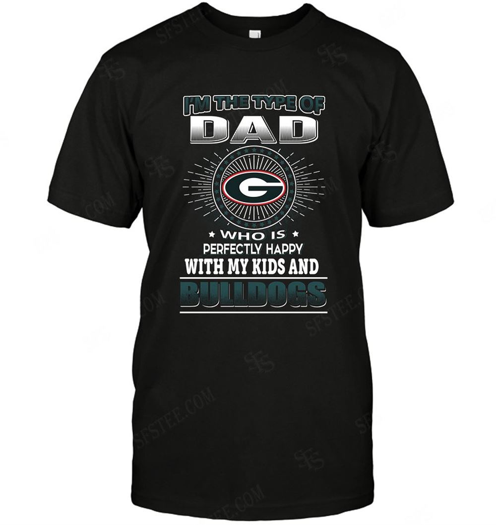 Awesome Ncaa Georgia Bulldogs Dad Loves Kids 