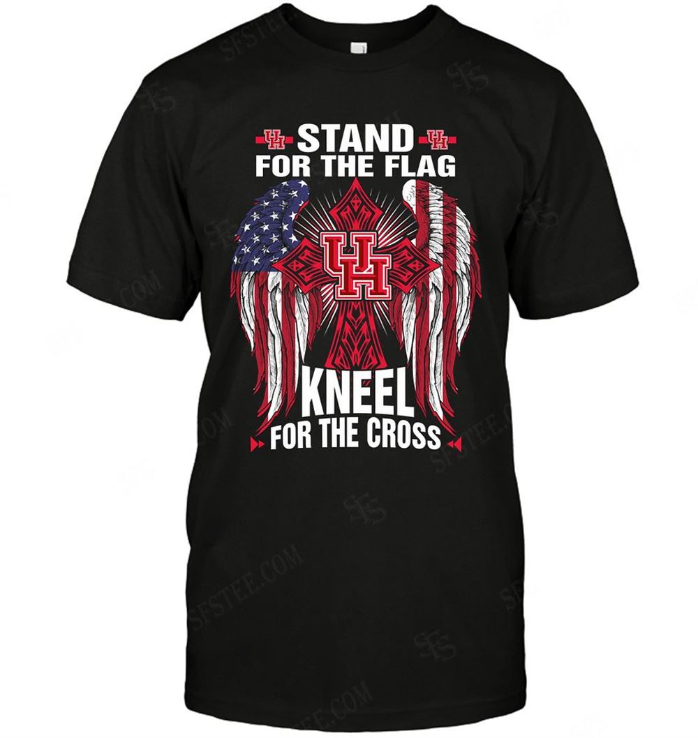 Interesting Ncaa Houston Cougars Stand For The Flag Knee For The Cross 