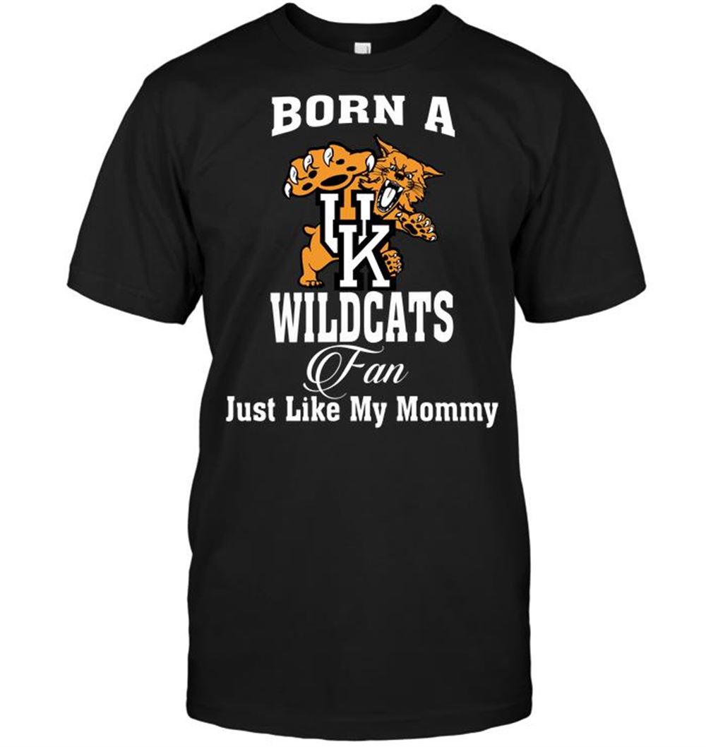Interesting Ncaa Kentucky Wildcats Born A Wildcats Fan Just Like My Mommy 