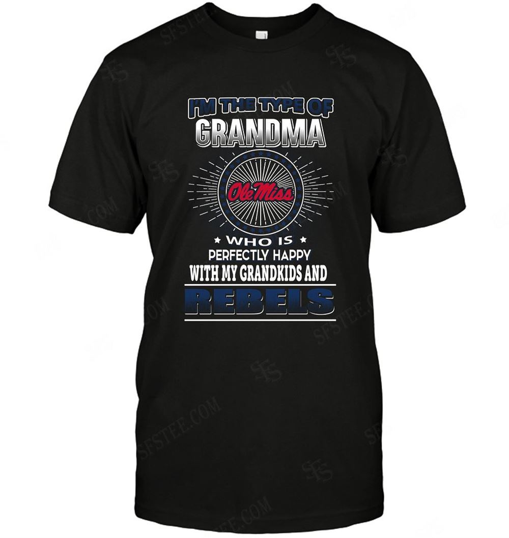 Awesome Ncaa Ole Miss Rebels Grandma Loves Grandkids 
