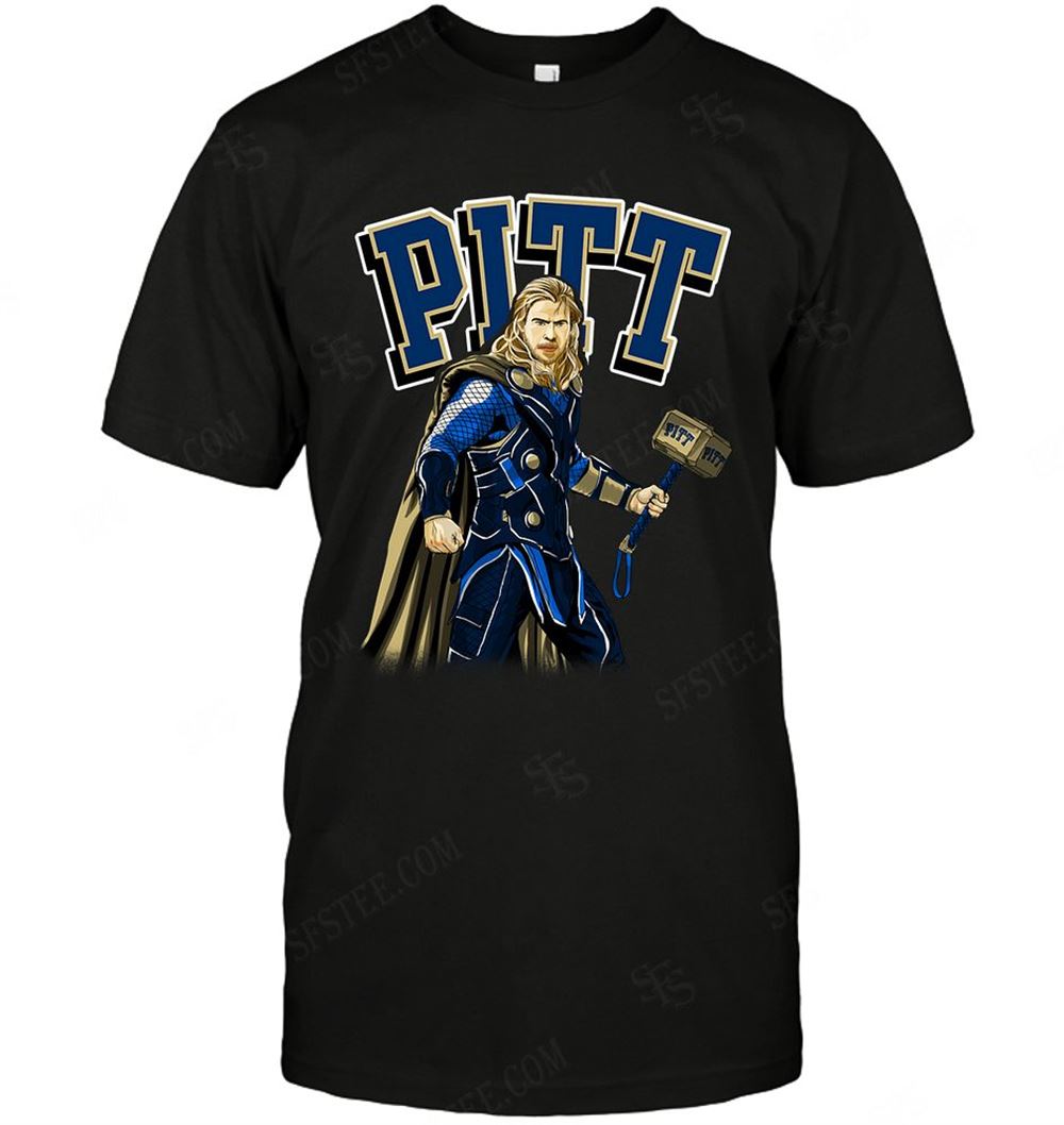 Awesome Ncaa Pittsburgh Panthers Thor Dc Marvel Jersey Superhero Avenger 