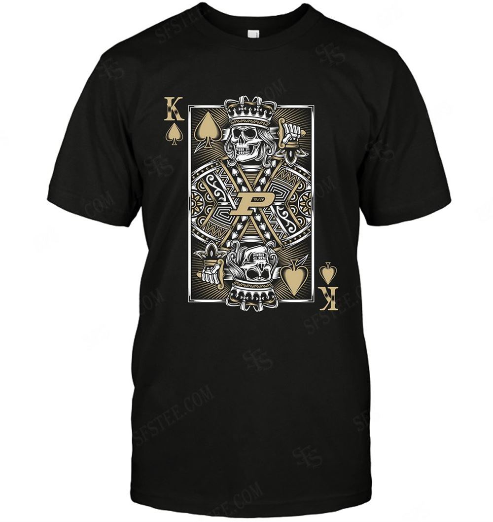 Awesome Ncaa Purdue Boilermakers King Card Poker 