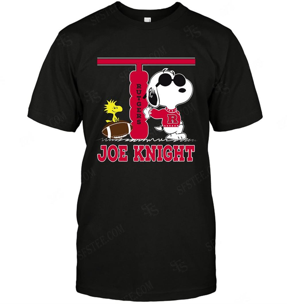 Amazing Ncaa Rutgers Scarlet Knights Snoopy Dog 