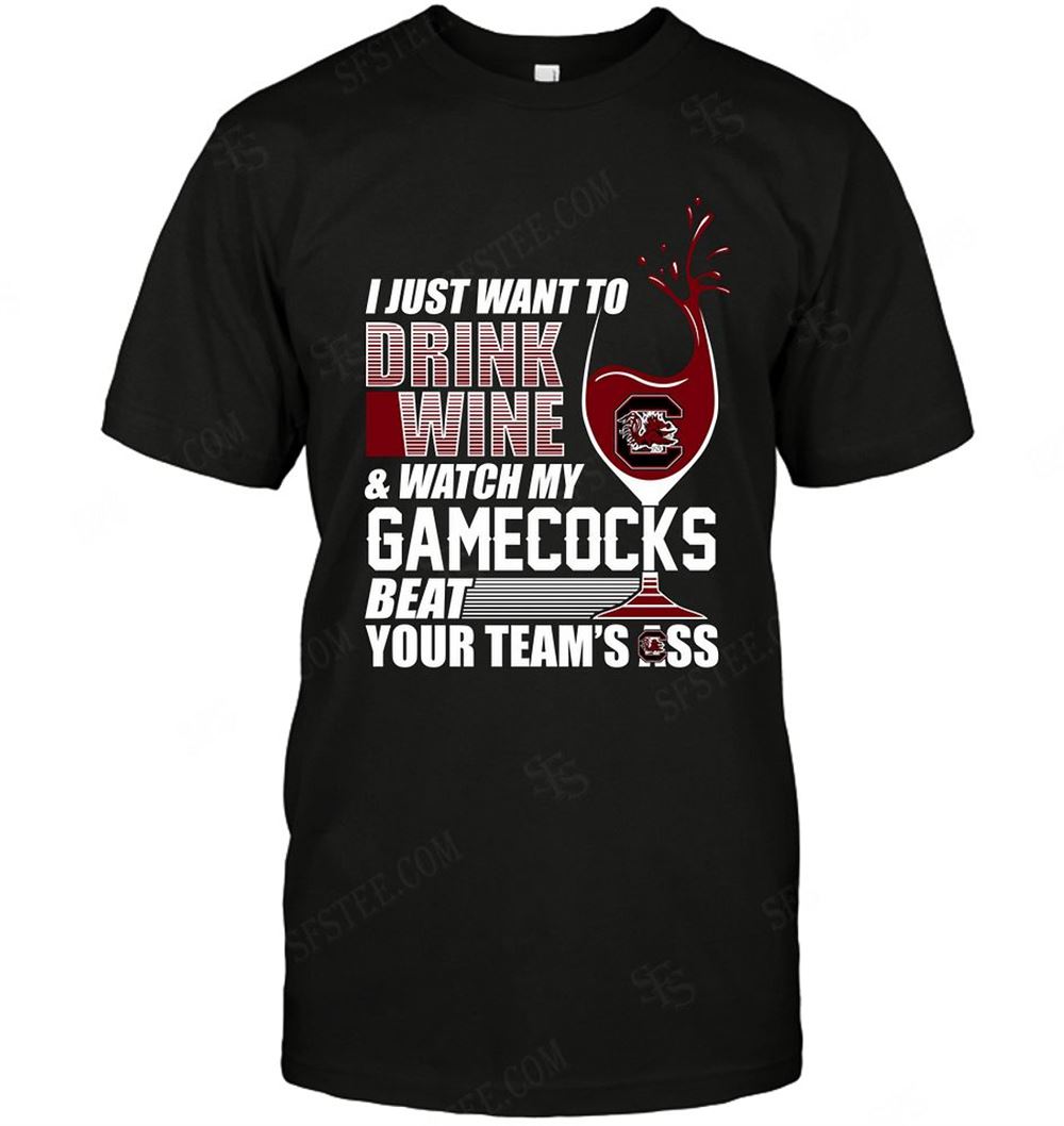 Promotions Ncaa South Carolina Gamecocks I Just Want To Drink Wine 