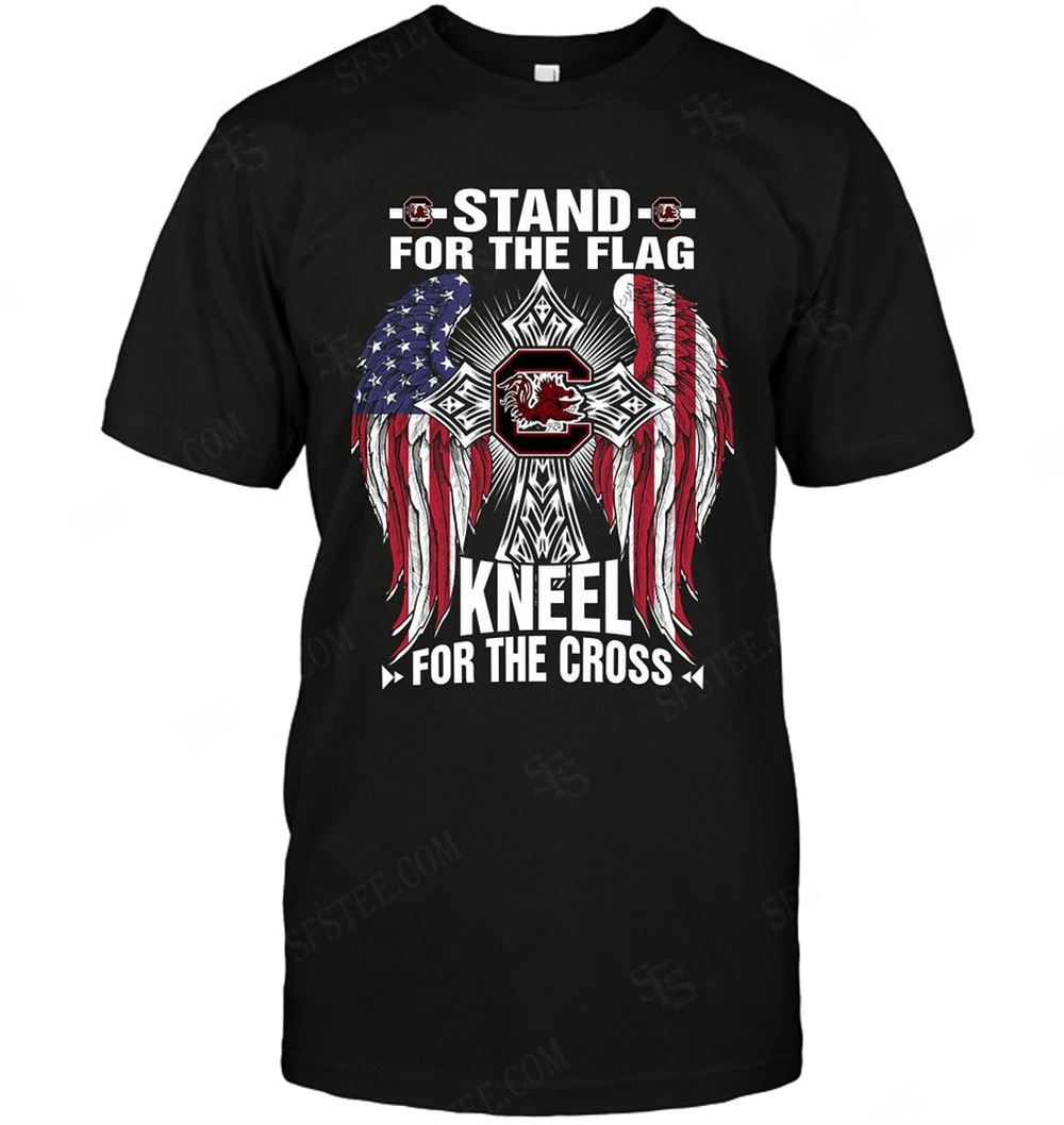 Great Ncaa South Carolina Gamecocks Stand For The Flag Knee For The Cross 