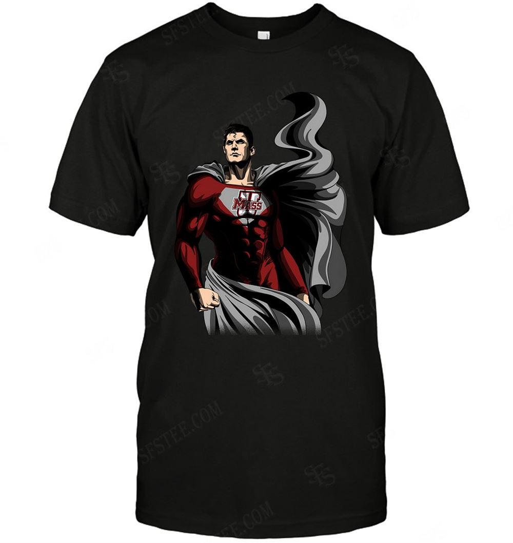 High Quality Ncaa Umass Minutemen Superman Dc Marvel Jersey Superhero Avenger 