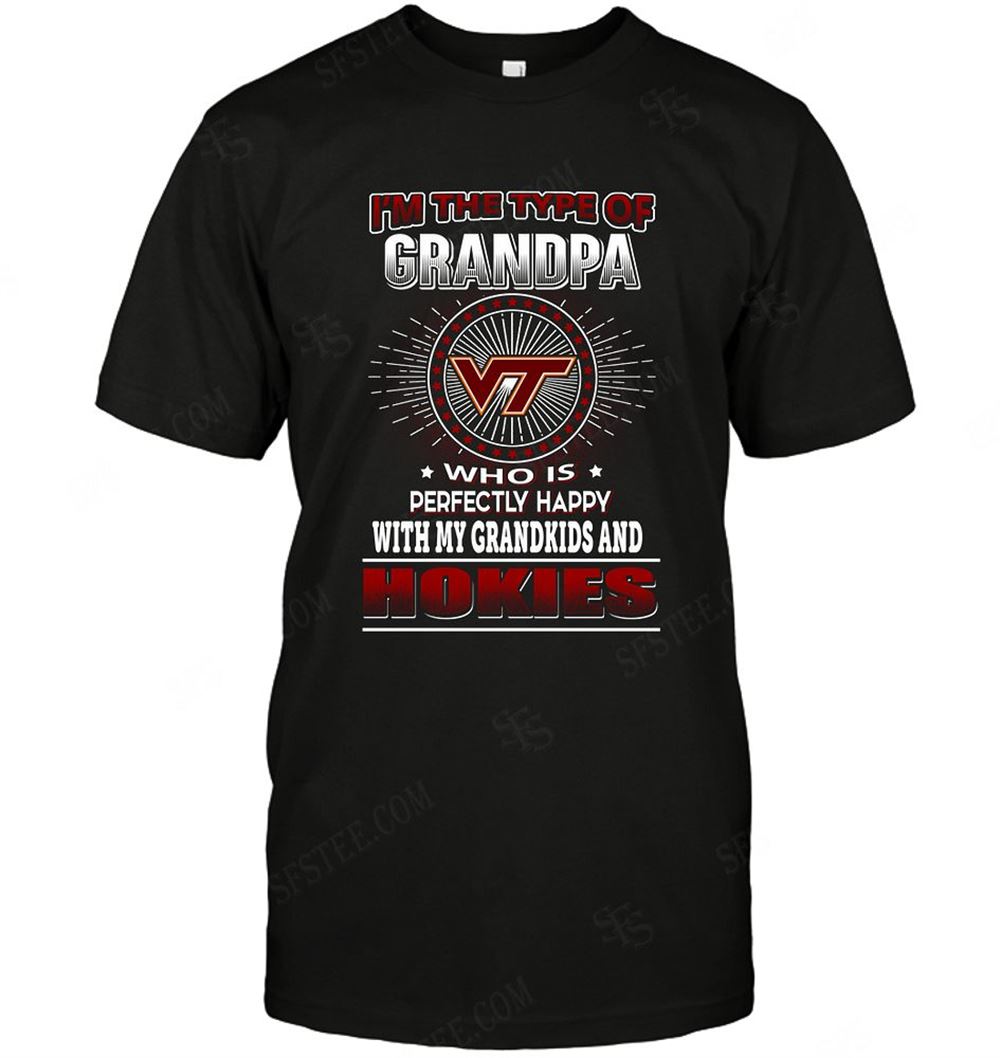 Great Ncaa Virginia Tech Hokies Grandpa Loves Grandkids 