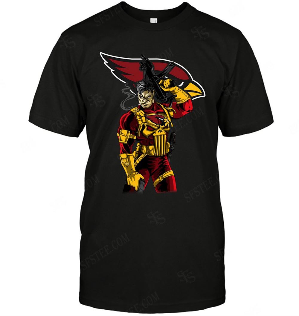 Awesome Nfl Arizona Cardinals Punisher Dc Marvel Jersey Superhero Avenger 