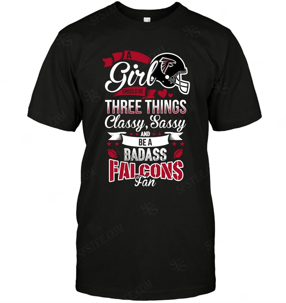Amazing Nfl Atlanta Falcons A Girl Should Be Three Things 