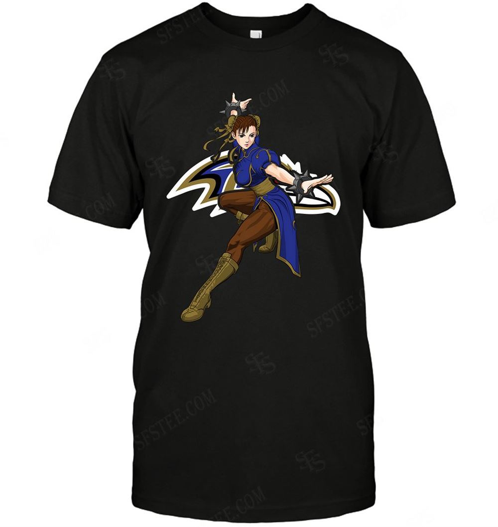 Special Nfl Baltimore Ravens Chun Li Nintendo Street Fighter 