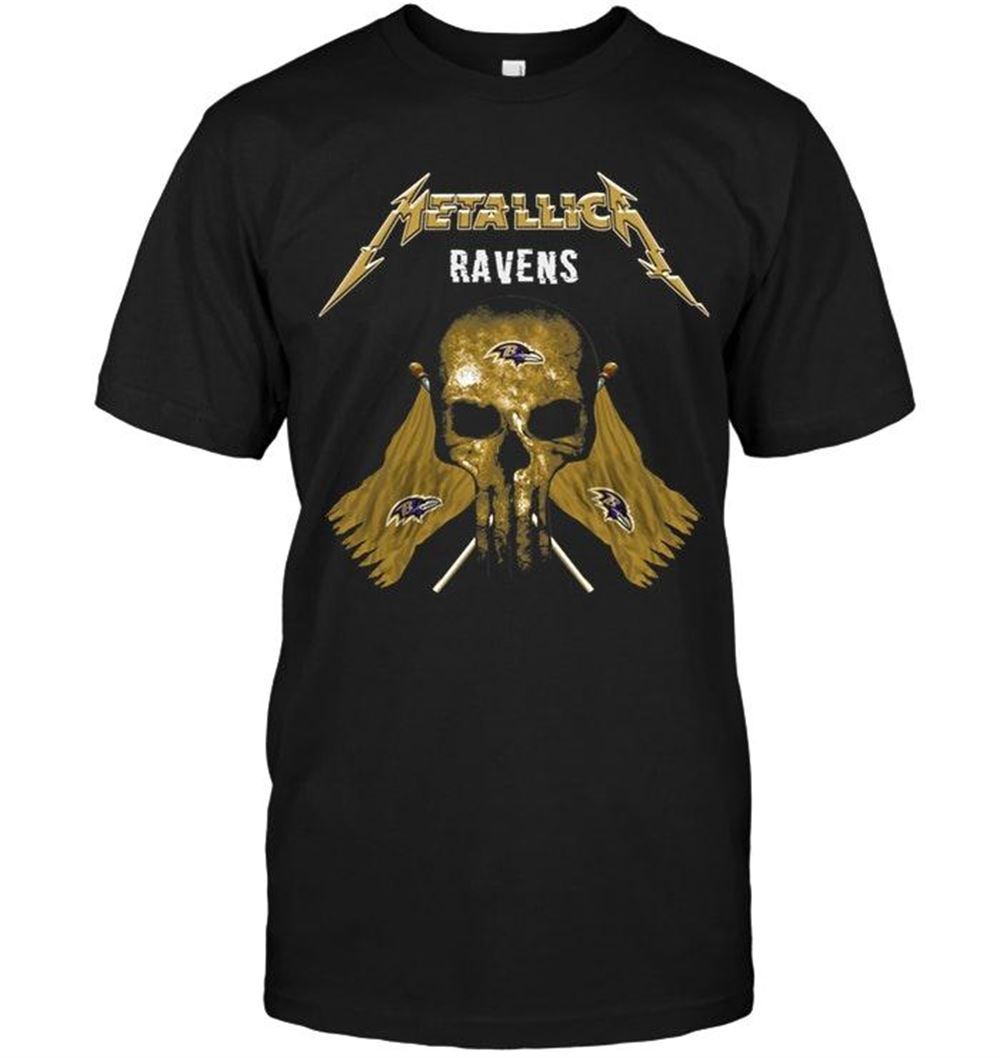 Best Nfl Baltimore Ravens Metallica Baltimore Ravens Shirt 