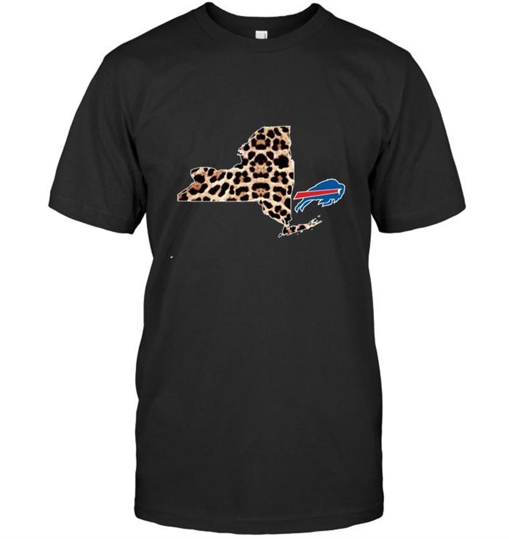 Promotions Nfl Buffalo Bills Panther Pattern State Map Shirt 