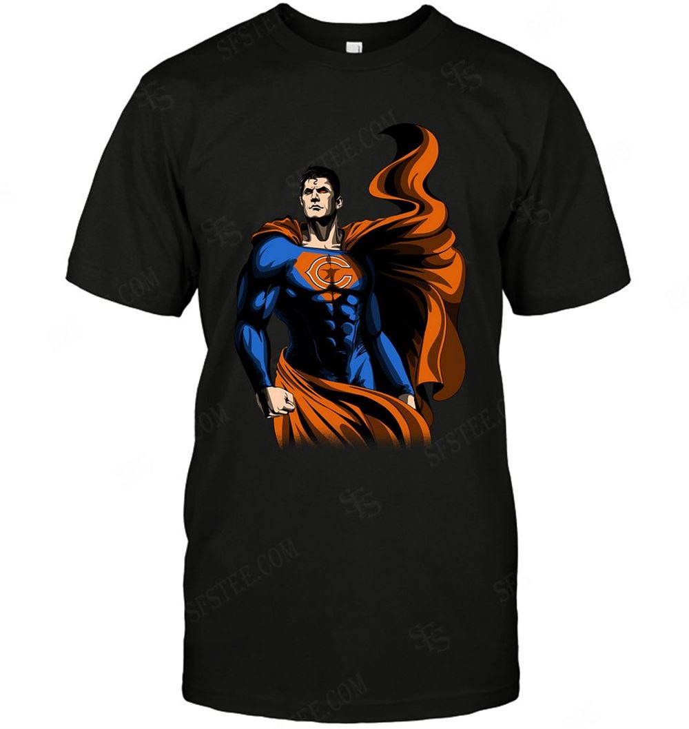 Gifts Nfl Chicago Bears Superman Dc Marvel Jersey Superhero Avenger 