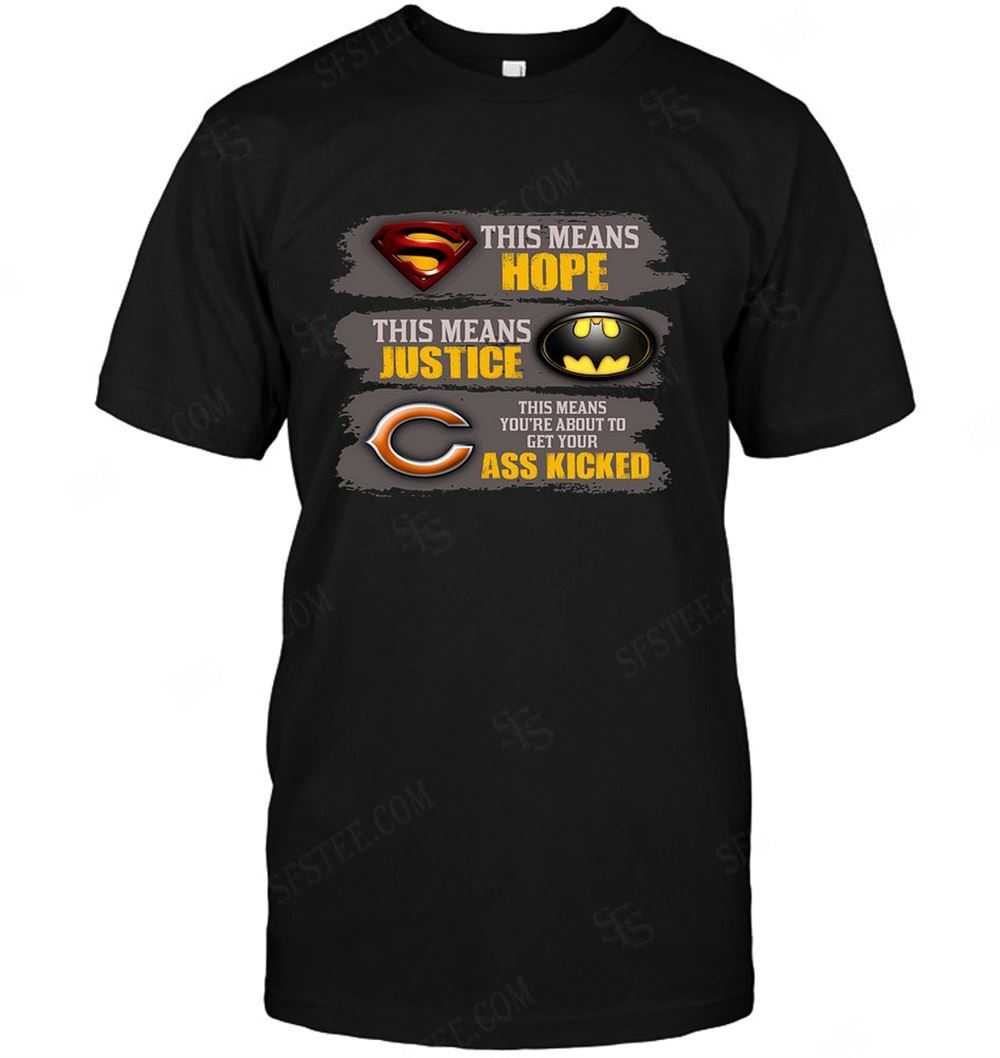 Awesome Nfl Chicago Bears This Mean Marvel Superhero Batman 