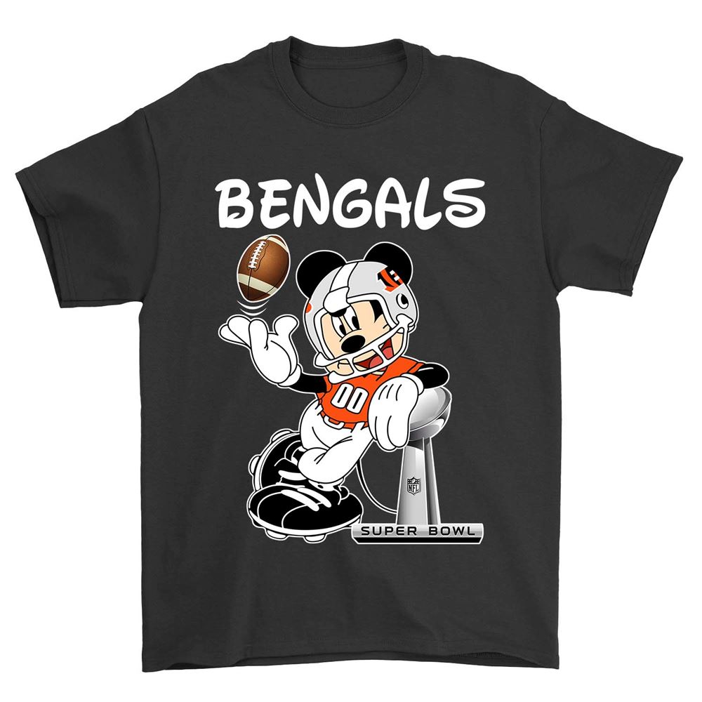 Awesome Nfl Cincinnati Bengals Mickey Mouse Cincinnati Bengals 