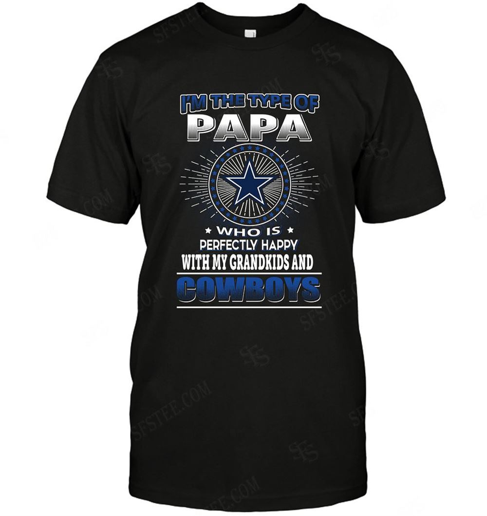 Awesome Nfl Dallas Cowboys Papa Loves Grandkids 