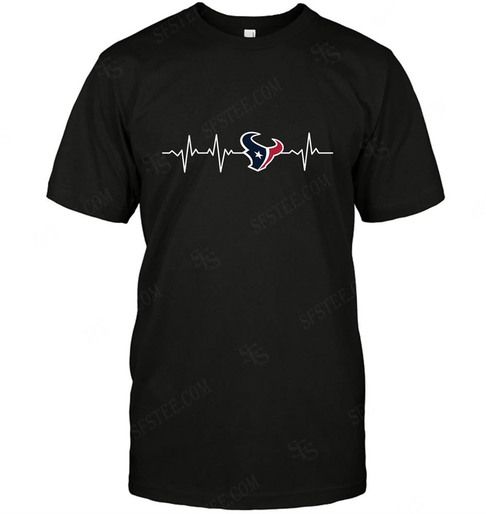 Happy Nfl Houston Texans Heartbeat With Logo 
