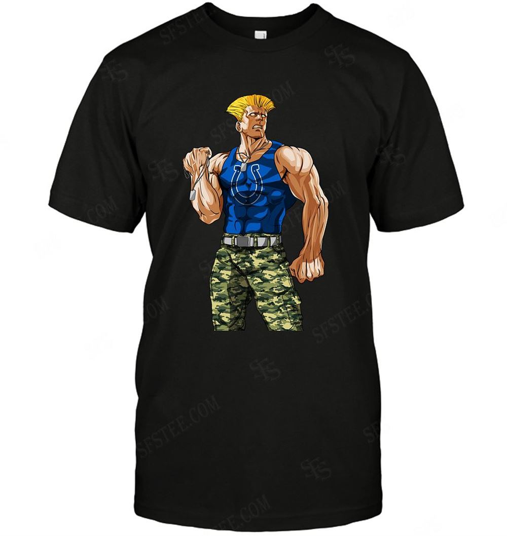 Awesome Nfl Indianapolis Colts Guile Nintendo Street Fighter 