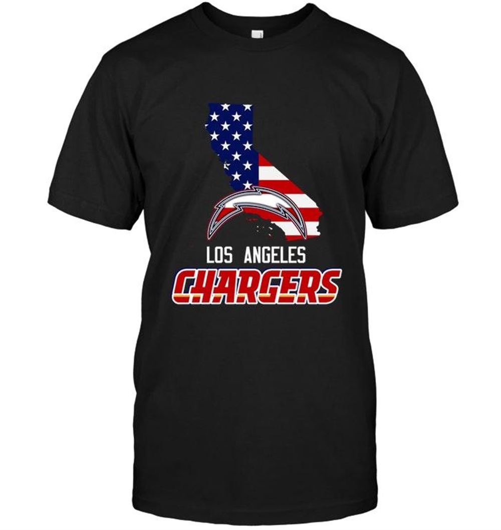 Attractive Nfl Los Angeles Chargers California 4th July Independence Day American Flag Shirt 