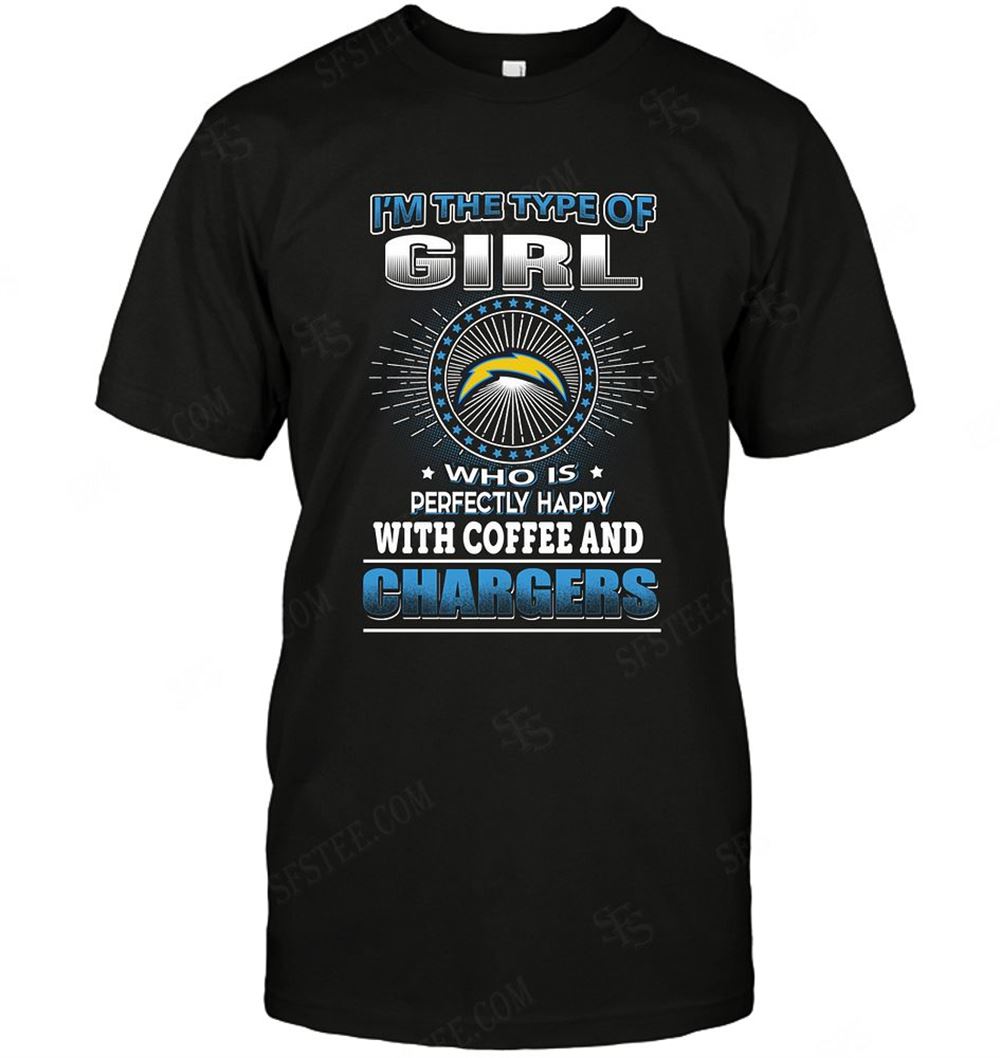Great Nfl Los Angeles Chargers Girl Loves Coffee 