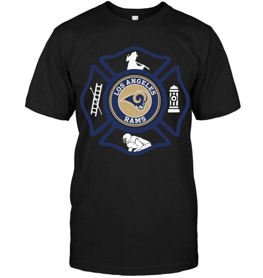 Gifts Nfl Los Angeles Rams Firefighter Shirt 