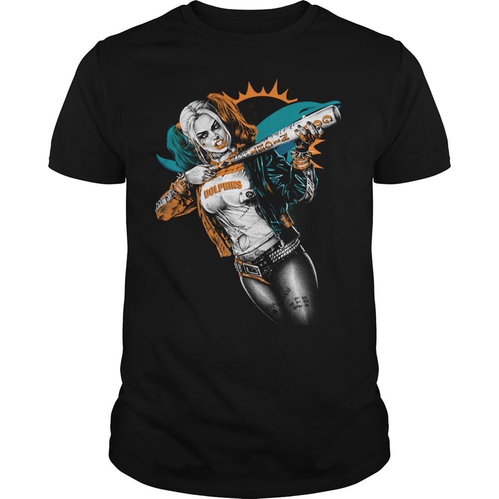Awesome Nfl Miami Dolphins Harley Quinn 